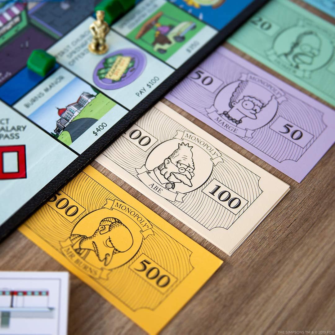 Collectible Simpsons Merchandise | Themed Classic Monopoly Game Collectible Simpsons Merchandise | Themed Classic Monopoly Game